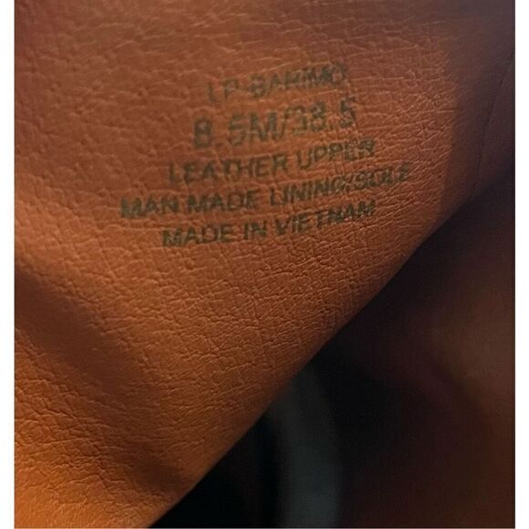 Lucky Brand Black Barimo Peep Toe Leather Heeled Booties - Picture 6 of 6